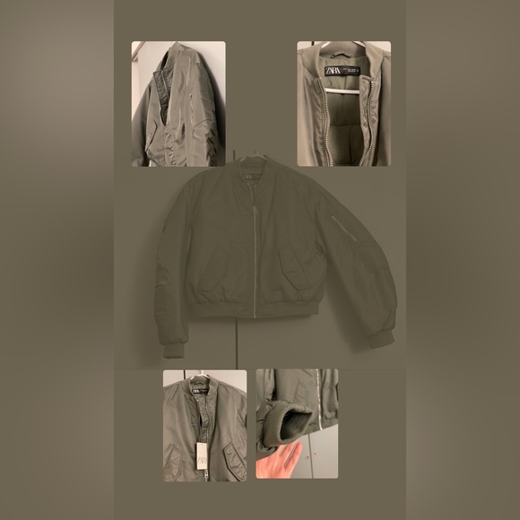 Olive green Zara Jacket - Picture 3 of 8